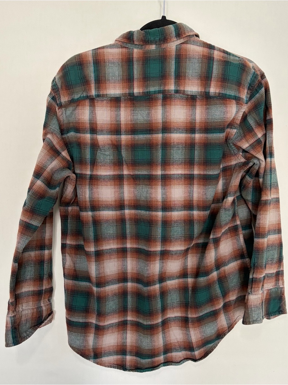PENDLETON MASON Green Plaid Long Sleeve Flannel Shirt Mens M Hiking Outdoors - Picture 7 of 7